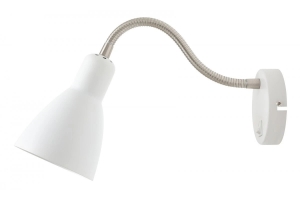 GTV Etore OS-ETO-E27-00-DEC kinkiet lampa ścienna 1x25W E27 biały/srebrny - wysyłka w 24h