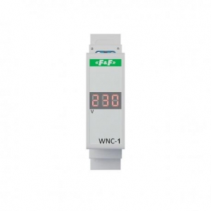 Modułowy wskaźnik napięcia F&F WNC-1 1 fazowy LCD - wysyłka w 24h