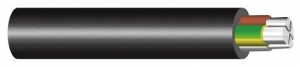 Kabel ziemny YAKXS 4x35mm2 aluminiowy 1m = 1szt. elektroenergetyczny 06/1kV czarny odwijany z bębna - wysyłka w 24h