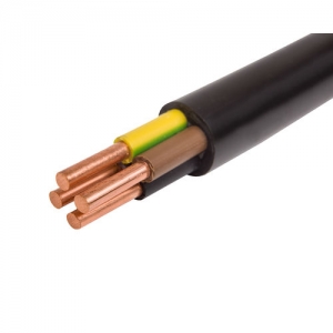 Kabel ziemny YKY 4x1,5mm2 miedziany 1m = 1szt. elektroenergetyczny 06/1kV czarny odwijany z bębna - wysyłka w 24h