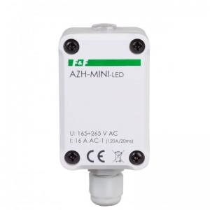 Automat zmierzchowy F&F AZH-MINI-LED 16A 1NO 100-265V AC do LED IP65 natynkowy - wysyłka w 24h
