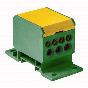 Blok rozdzielczy Pawbol E.4090/Ż-Z 2 x 2,5-50 mm2/4 x 2,5-16 mm2, 3 x 2,5-25 mm2 żółty/zielony - wysyłka w 24h