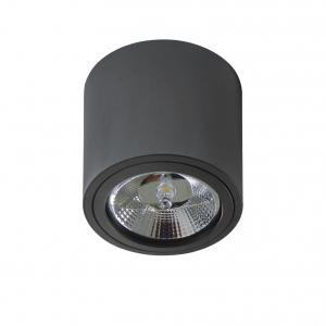 Azzardo Alix AZ3540 plafon lampa sufitowa spot 1x35W GU10 czarny - wysyłka w 24h