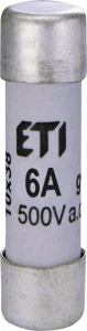 Wkładka bezpiecznikowa ETI Polam 002620009 gG 16A 500V 10x38mm cylindryczna zwłoczna - wysyłka w 24h