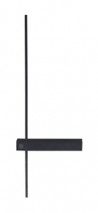 Maxlight Sabre W0281 kinkiet lampa ścienna 1x6W LED 3000K czarny - wysyłka w 24h