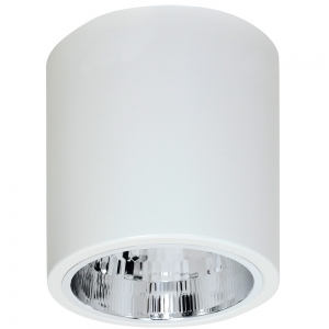 Plafon lampa sufitowa Luminex Downlight Round 1x60W E27 biały 7240 - wysyłka w 24h