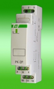 Przekaźnik elektromagnetyczny F&F PK-2P-24V 2x8A 2NO/NC 24V AC/DC monostabilny na szynę DIN - wysyłka w 24h