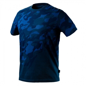 T-shirt roboczy Topex Neo 81-603-L Camo Navy, rozmiar L niebieski - WYPRZEDAŻ. OSTATNIE SZTUKI! - wysyłka w 24h