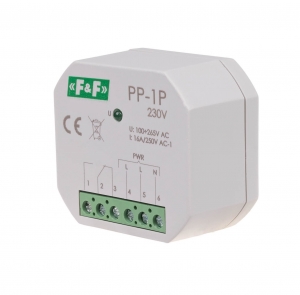 Przekaźnik elektromagnetyczny F&F PP-1P-230V 16A 1NO/NC 100-265V AC monostabilny do puszki fi 60 - wysyłka w 24h