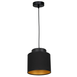Luminex Frodi 3181 lampa wisząca zwis 1x60W E27 czarny/złoty - wysyłka w 24h