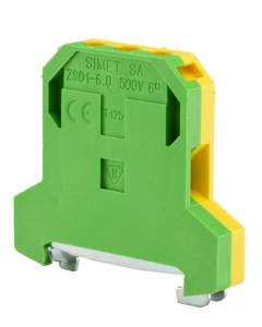Złączka szynowa ochronna 6mm2 zielono-żółta ZSO 1-6.0 14403319 Simet - WYPRZEDAŻ. OSTATNIE SZTUKI! - wysyłka w 24h