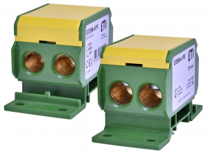 Blok rozdzielczy 192A 2x4-70mm2 EDBM-4 ETI Polam 001102415 żółto-zielony  - wysyłka w 24h