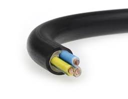 Kabel ziemny YKY 3x4mm2 miedziany 1m = 1szt. elektroenergetyczny 06/1kV czarny odwijany z bębna - wysyłka w 24h
